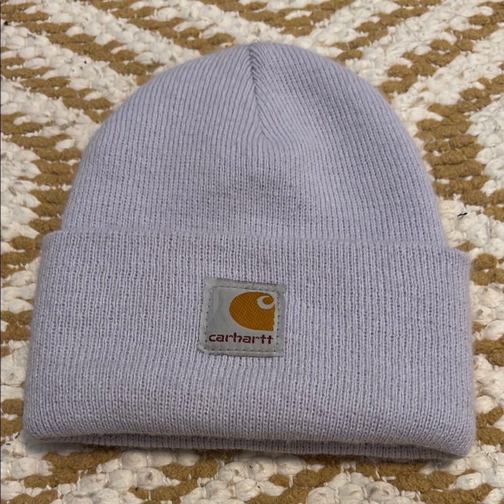 Carhartt infant lavendar cuffed beanie